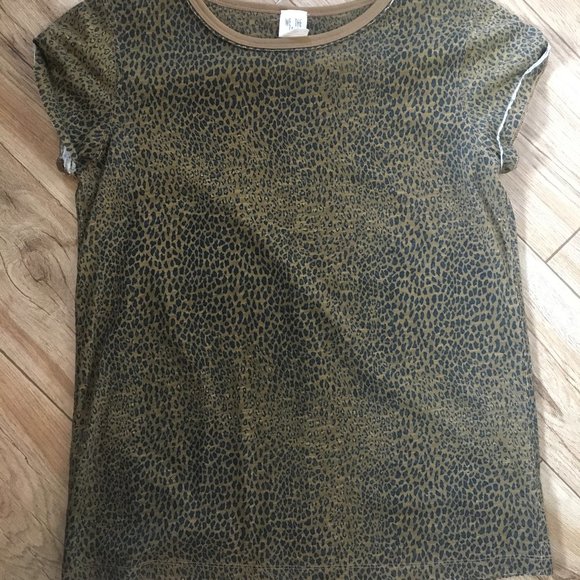 Free People We the Free Clare Tee in Leopord NWOT - Picture 2 of 7